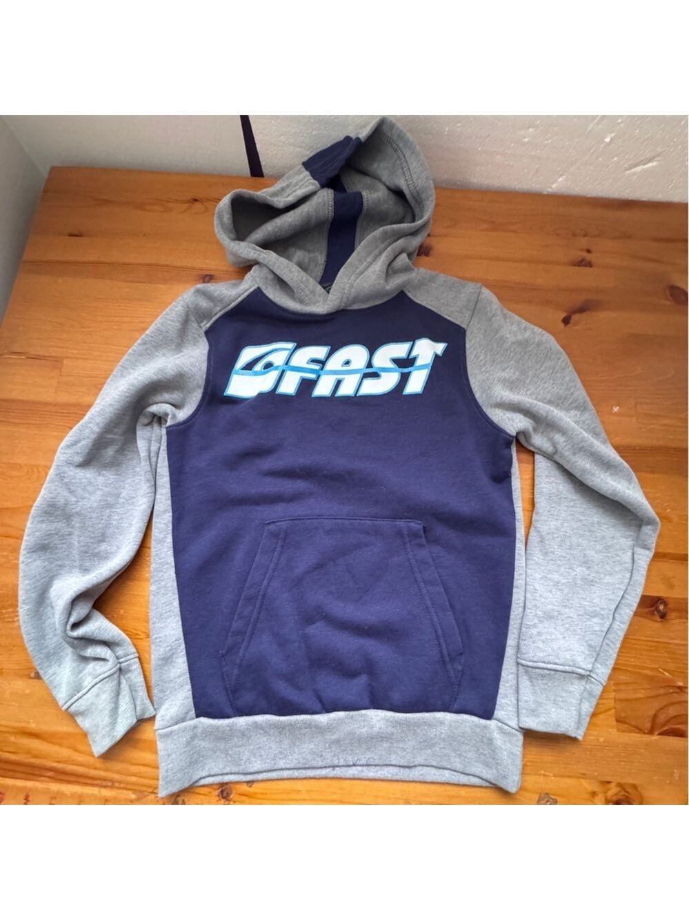 Ecorevive fast purple pullover hoodie youth medium